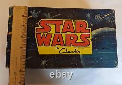 1977 Star Wars By Clarks Super Rare Shoe Box Luke Leia Darth Vader R2-d2 C-3po