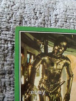 1977 Topps Star Wars 207 C-3PO Error Golden Rod Card