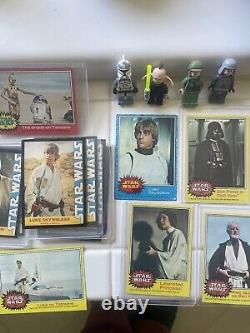 1977 Topps Star Wars Blue #1 Luke Skywalker NM. 1st. Rookie Jedi Card