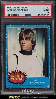 1977 Topps Star Wars Luke Skywalker #1 PSA 9 MINT