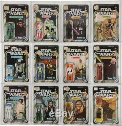 1978 Star Wars Kenner Action Figures Complete Set of (12) AFA Graded