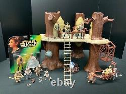1983 Star Wars Return of the Jedi Ewok Village set COMPLETE