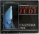 1984 Star Wars Return Of The Jedi Calendar Factory Sealed