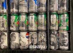 1999 Star Wars Episode 1 Complete Pepsi Can Set in Collectors Display NH