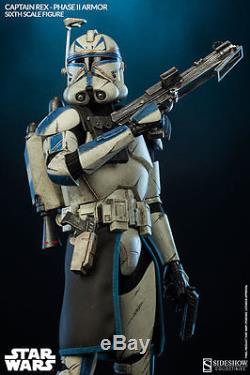 1/6 Scale Star Wars Captain Rex Phase II Armor Sideshow Collectibles Used