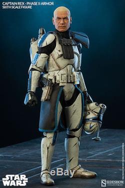 1/6 Scale Star Wars Captain Rex Phase II Armor Sideshow Collectibles Used