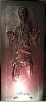 1 STAR WARS prop life-size-han-solo-in-carbonite CAN HANG ON WALL