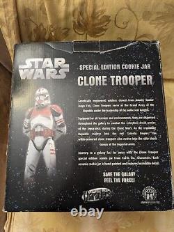 2005 Cards Inc. Characters STAR WARS Shock trooper Ceramic COOKIE JAR Rare