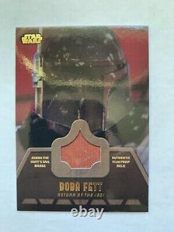 2013 Star Wars Jedi Legacy Jabba The Hutt's Sail Barge Prop Relic Boba Fett Card