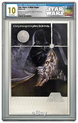 2018 Star Wars Posters New Hope Silver Foil Note Silver CGC Mint 10 ER SKU53158