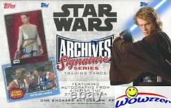 2018 Topps Star Wars Archives Signature Series HOBBY Box-Buyback AUTO