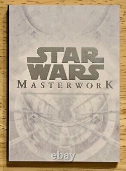 2018 Topps Star Wars Masterwork Sketch Card Booklet Blank