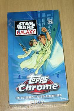2021 Topps Star Wars Galaxy Chrome factory sealed hobby box