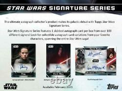 2021 Topps Star Wars Signature Series Factory Sealed Box 1 Encased Autograph