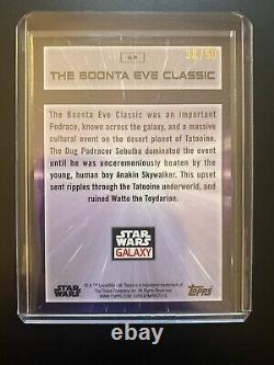2022 Topps Chrome Star Wars Galaxy The Boonta Eve Classic /50 MOJO refractor #69