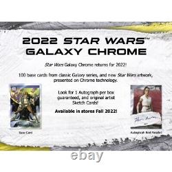2022 Topps Star Wars Chrome Galaxy Hobby Box