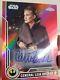 2023 Topps Chrome Star Wars General Leia Organa Red Autograph-carrie Fisher #4/5