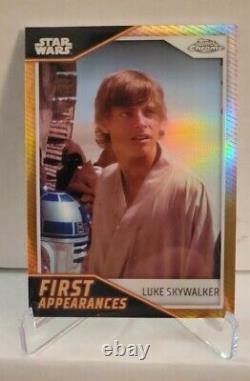 2023 Topps Star Wars Chrome Luke Skywalker Gold /25