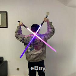 2PCS Star Wars Lightsaber Sword Movie Sound Dueling FX 16 Color Cosplay Props