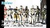 7 Review Sideshow Collectible Star Wars 1 6 Phase Ii Clone Troopers Line Up