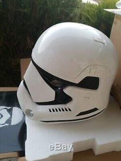 ANOVOS STAR WARS LAST JEDI First Order Stormtrooper Helmet Movie Replica mask