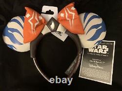 Ahsoka Tano Minnie Mouse Ear Headband Ashley Eckstein Disney Star Wars