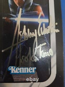 Ahsoka Tano Star Wars Vintage Collection VC202 Autographed By ASHLEY ECKSTEIN