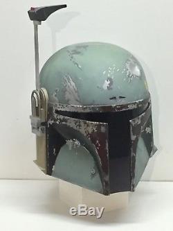 Boba Fett Helmet ESB Hand Painted Fiberglass Star Wars kit armor mandalorian