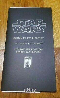 Boba Fett Master Replicas Helmet Signature Edition Star Wars Episode V