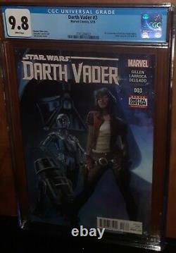 CGC 9.8 Darth Vader 3. First Appearance of Doctor Aphra. Mandalorian Series Spec