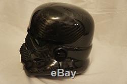 Carbon Fiber Stormtrooper Star Wars Helmet Full Size & Wearable Very Rare