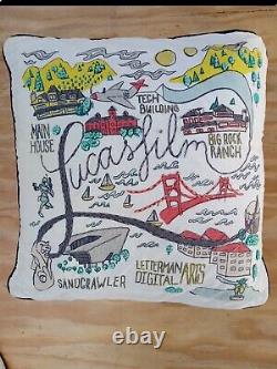 Catstudio Lucasfilm 2013 Star Wars Employee Gift Pillow Hand Embroidered