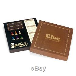 Clue Luxury Edition Wood Wooden Collector's Board Game New Premium Collectible