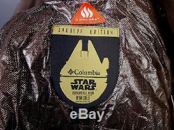 Columbia Star Wars Echo Base Limited Archive Han Solo Signed Brown Parka Jacket