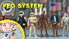 Custom Star Wars Figures Peg System Swappable Arms Legs Heads
