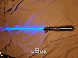 Disney Parks Exclusive Star Wars Rey Lightsaber With Stand Removable Blade