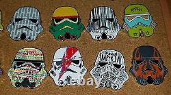 Disney Pin Star Wars Stormtrooper Helmets Mystery Complete Set 16 Pins