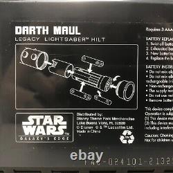 Disney Star Wars Galaxy's Edge DARTH MAUL Legacy Lightsaber Hilt for 2 NEW