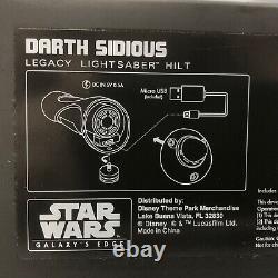 Disney Star Wars Galaxy's Edge DARTH SIDIOUS Legacy Lightsaber Hilt NEW