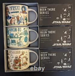 Disney Starbucks Star Wars Been There Series Mug Set
