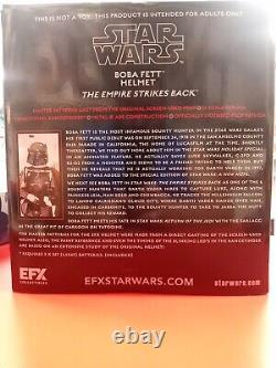 EFX Collectibles Star Wars Empire Strikes Back Boba Fett Helmet WithShipper