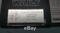 Efx Star Wars Episode 2 Aotc Clone Trooper Captain Helmet 11 Artist Proof New