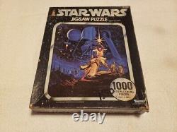 Factory Sealed Vintage Star Wars 1977 Luke, Leia, Vader Kenner Puzzle