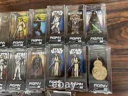 FiGPiN Star Wars Pins and Logos lot Unlocked