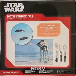 Four Complete Star Wars 5 piece dinner sets. New Never Opened