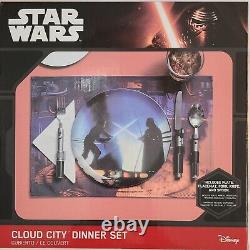 Four Complete Star Wars 5 piece dinner sets. New Never Opened