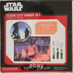 Four Complete Star Wars 5 piece dinner sets. New Never Opened