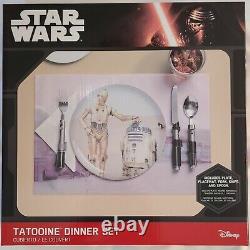 Four Complete Star Wars 5 piece dinner sets. New Never Opened