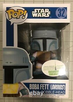 Funko POP Boba Fett (Droids) 32 SDCC Star Wars Celebration Europe