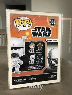 Funko Pop Star Wars Concept Boba Fett Galactic Convention Exclusive With Protector